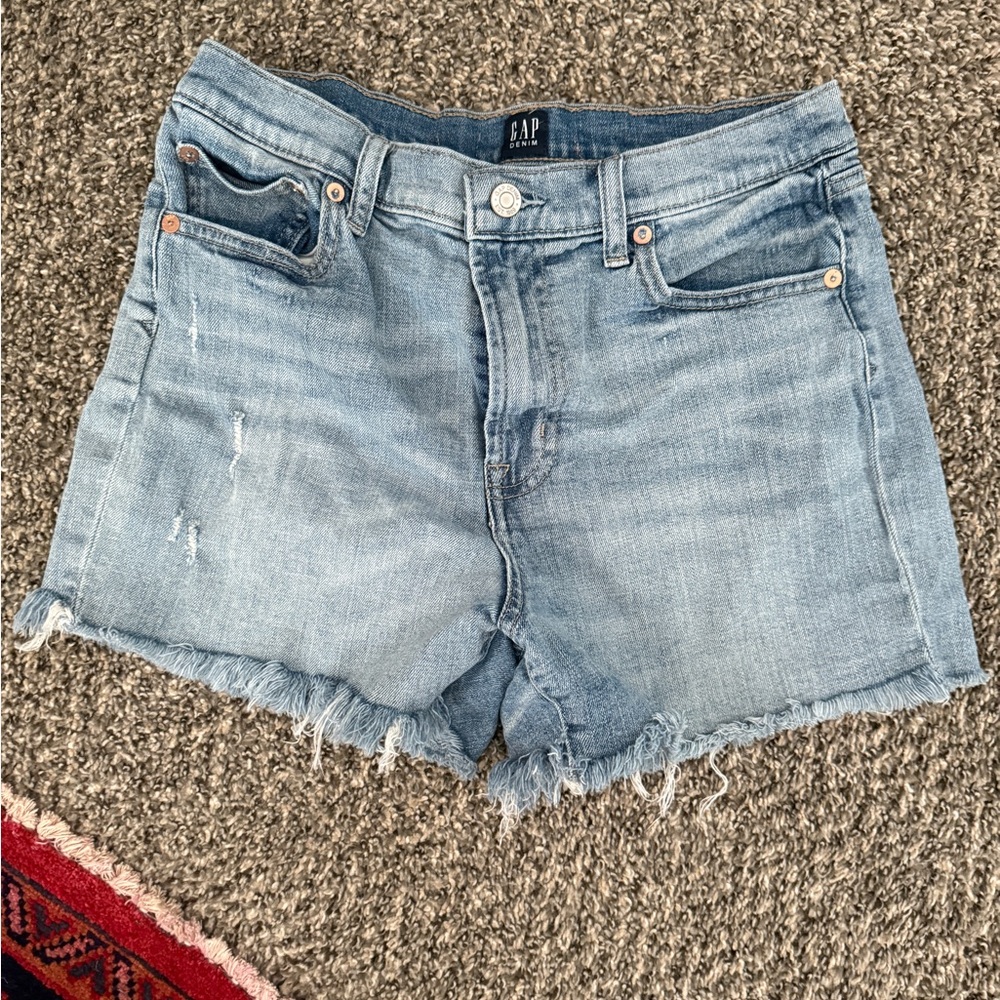 Gap high rise denim short